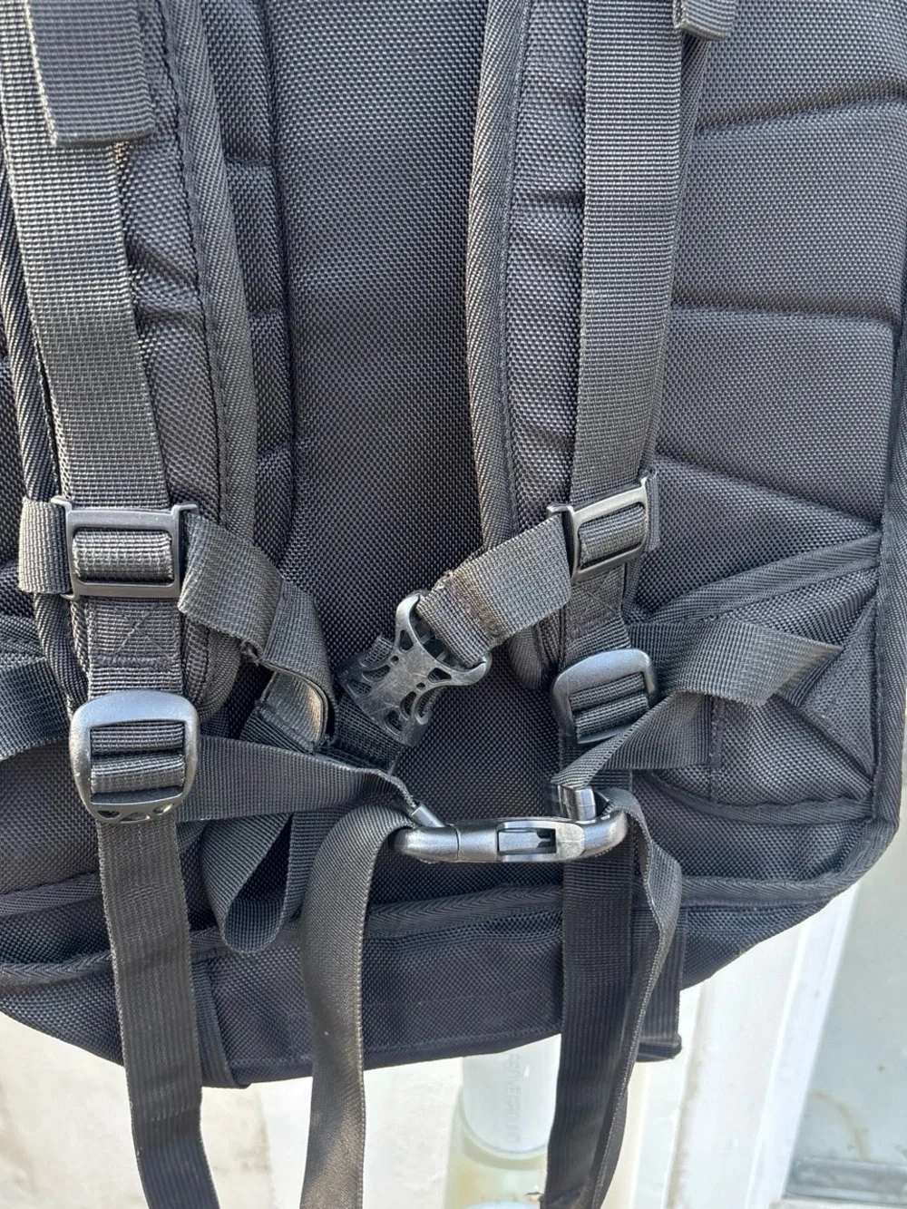Men's Black Tactical Backpack - Durable Everyday Carry